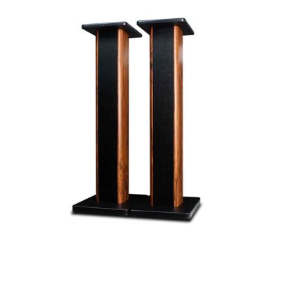 Solid Wood Speaker Stand, Stable and Tip-Resistant, Yellow, 80 cm