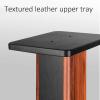 Solid Wood Speaker Stand, Stable and Tip-Resistant, Yellow, 80 cm view 4