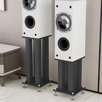 Sturdy Floor-Standing Speaker Stands, 40 cm High, Optional Sand Filling, 1 Pair