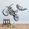 ZEALPLANT Freestyle Motocross Vinyl Wall Decal view 1