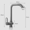 Pull-Down Kitchen Faucet, Swivel, Brass, Hot and Cold Water, Chrome view 2