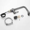 Pull-Down Kitchen Faucet, Swivel, Brass, Hot and Cold Water, Chrome view 4