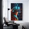 Wild Tiger Canvas Wall Art Poster, Decorative Art Print, Modern Family Bedroom Decor, 50 x 75 cm view 3