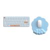 SHOOYIO Cloud-Shaped Keyboard and Wrist Rest, Mouse Pad for Office and Gaming view 3