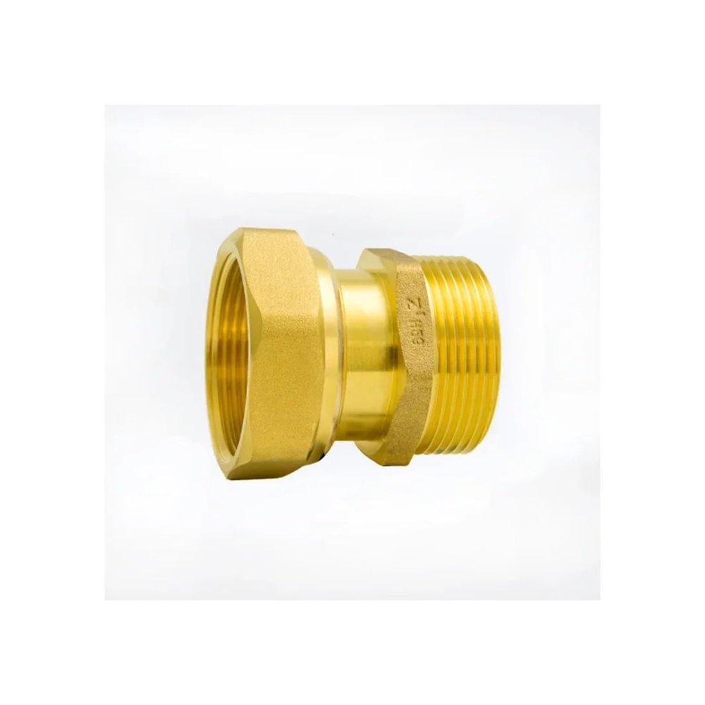 BYLSAGWHT 1-Piece Brass BSP Female-to-Male Hex Bushing, 1/2" 3/4" 1" 2", DN20F-DN20M Short