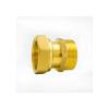 BYLSAGWHT 1-Piece Brass BSP Female-to-Male Hex Bushing, 1/2" 3/4" 1" 2", DN20F-DN20M Short view 1
