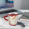 ZORIN Heat-Reactive Color-Changing Ceramic Mug, Red view 2
