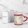 ZORIN Heat-Reactive Color-Changing Ceramic Mug, Red view 3