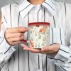ZORIN Heat-Reactive Color-Changing Ceramic Mug, Red view 4