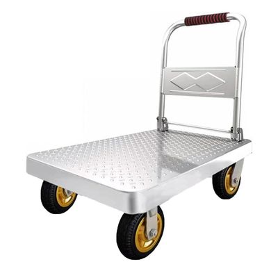 DRFGNF Coolpleasant Foldable Hand Truck, Heavy-Duty Platform Cart, 90 x 60 cm
