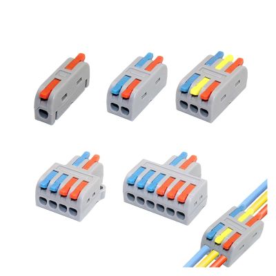 REIUAFWYGV 10-Piece Fast-Wiring Cable Connectors, Compact Push-In Terminal Blocks (M42)