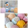 Softy Yarn, 50 g, Chenille Yarn for Crochet and Knitting, 100% Polyester, White view 2