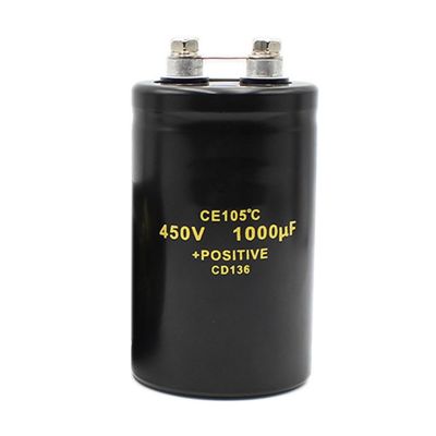 MOUMOUTEN 1000 µF 450 V Stud Electrolytic Capacitor, 50 × 80 mm