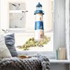 Wandtattoo Loft Reusable Blue Lighthouse Window Decal, A4 Sheet view 1