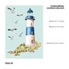 Wandtattoo Loft Reusable Blue Lighthouse Window Decal, A4 Sheet view 2