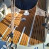 MKLHAVB 2.4 m Self-Adhesive EVA Foam Boat Flooring, Faux Teak Decking Sheet, Gray/Black view 4