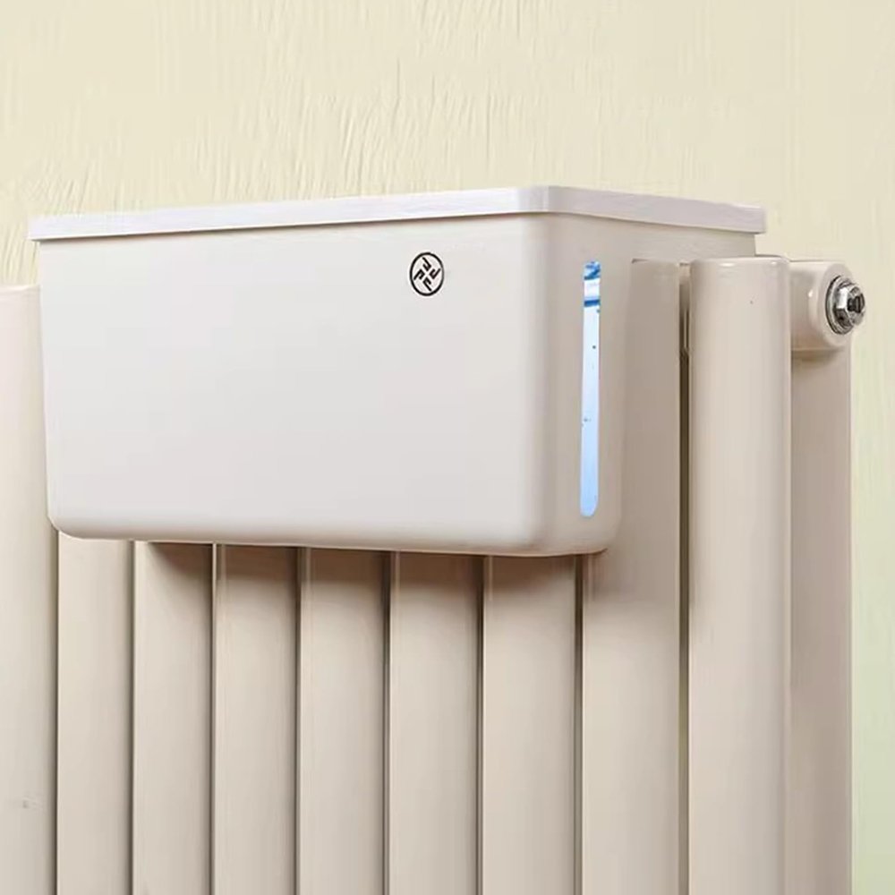 UVCMDUI Radiator Humidifier, 48 cm, Right-Side Water-Level View