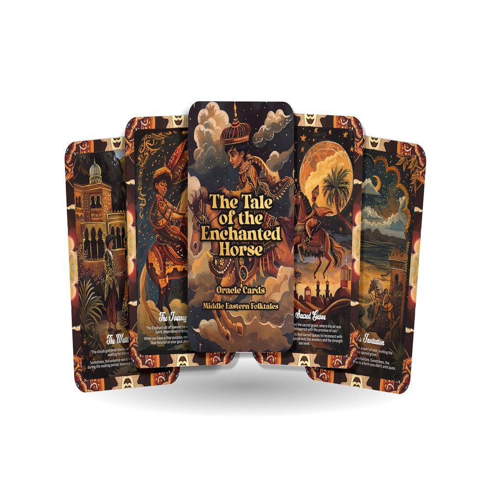 The Tale of the Enchanted Horse - 22 Oracle Cards - Fly Beyond Limitations with Magic and Vision