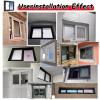 Aluminum Sliding Window with Safety Glass and Privacy Screen for Sheds, Chicken Coops, Playhouses and Garages, 66 x 45.7 cm view 3