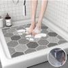 Pevfeciy Non-Slip Shower Mat 110 x 150 cm, Soft PVC, High Water Permeability view 1