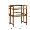 KUANGGE Wooden Printer Stand with Storage, Model X view 2