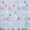 Fabric Mart Direct Blue, Yellow & Pink Printed Cotton Fabric, 9 Continuous Meters, 137 cm Wide view 2