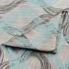 Fabric Mart Direct Aqua Blue Striped Cotton-Polyester Jacquard Fabric, 16 Continuous Meters, 122 cm Wide view 1