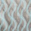 Fabric Mart Direct Aqua Blue Striped Cotton-Polyester Jacquard Fabric, 16 Continuous Meters, 122 cm Wide view 2