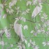 Fabric Mart Direct Green, White and Gray Printed Cotton Fabric, 9 Continuous Meters, 137 cm Wide view 1