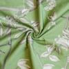 Fabric Mart Direct Green, White and Gray Printed Cotton Fabric, 9 Continuous Meters, 137 cm Wide view 3