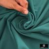 Fabric Mart Direct Blue-Green High-Quality Plush Velvet Fabric, 10 Continuous Meters, 137 cm Wide, Solid Green view 3