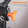 3-Way Hex Key for Bicycles, Y-Shaped Multi-Function Wrench, 3/4/5 mm view 2