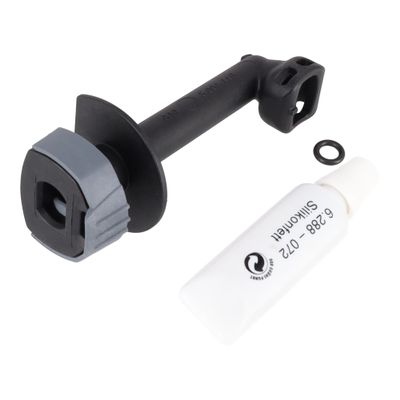 sparefixd Compatible with Kärcher K2/K3 Pressure Washers, Elbow Outlet Pipe with Clamp