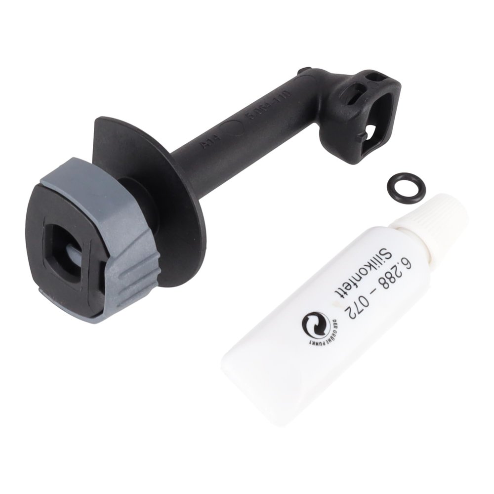 sparefixd Compatible with Kärcher K2/K3 Pressure Washers, Elbow Outlet Pipe with Clamp