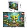 Animal Puzzle for Adults, 1,000 Pieces, Premium 100% Recycled Board, Wooden Family Puzzle, 75 × 50 cm view 2