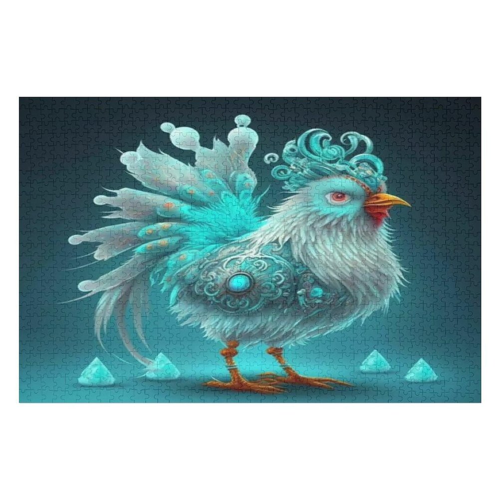 Adult Puzzle, 1,000 Pieces, Chicks, Wooden Puzzle, Wall Decor, 75 × 50 cm