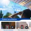 Invisible Door Awning, 3 mm Polycarbonate, Clear/Brown, 24 x 16 in view 2