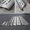 ZXHKZDX Stainless Steel Gutter Drainage Channel System, 39.4-Inch U-Shaped Trench Drain Set for Yard (9.8 x 2.8 x 1.2 in) view 2