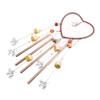 CAXUSD Creative Metal Wind Chime Decor with Elephant and Heart Shapes for Indoor and Outdoor Areas, Garden, Porch, and Gifts view 1