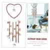 CAXUSD Creative Metal Wind Chime Decor with Elephant and Heart Shapes for Indoor and Outdoor Areas, Garden, Porch, and Gifts view 3