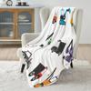 3D Tractor and Excavator Flannel Fleece Throw Blanket, 130 x 150 cm view 3