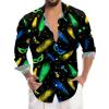 Men’s Retro Carnival Shirt with Large Digital Prints view 3