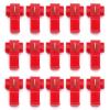REIUAFWYGV 50-Piece/Lot Red Lock Wire Electrical Cable Connectors, Insulated Quick-Splice Crimp Terminals (30 Pieces) view 1