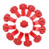 REIUAFWYGV 50-Piece/Lot Red Lock Wire Electrical Cable Connectors, Insulated Quick-Splice Crimp Terminals (30 Pieces) view 2
