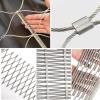 DTVEW 304 Stainless Steel Cable Mesh, 10 cm/2 mm Stair Guard and Garden Safety Fence, 0.6 x 5 m view 4