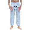 RUMAOZIA Men's Elephant Pajama Pants with Long Trunk view 1