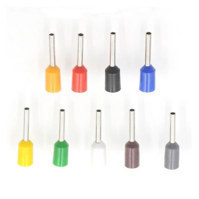 ITCLEYMDZV 20,000-Piece Tube-Insulated Cord-End Electrical Crimp Terminals, E1008 and E7508 Cable Ferrules, 20–18 AWG