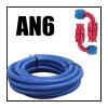 Automotive Fuel Hose, Oil/Gas Line, Nylon and Stainless Steel Braided, AN4/AN6/AN8/AN10/AN12, AN6 90° x 5 m view 2