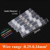 REIUAFWYGV 50-Piece 3:1 Waterproof Solder Seal Heat-Shrink Butt Splice Connectors, White view 2