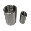 EJPPDHCO High-Pressure 1/8" 1/4" 3/8" 1/2" 3/4" 1" 1-1/2" 2" BSP NPT Female-Threaded 304/316 Stainless Steel Round Coupling, Pipe Fitting (NPT SS316, Round_1/4") view 1
